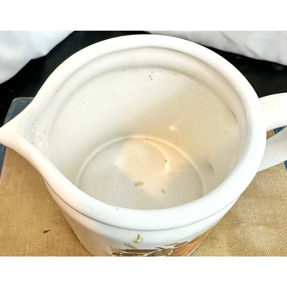 Fruit Decorated Small Pitcher, Creamer , Juice Pitcher - Picture 7 of 9